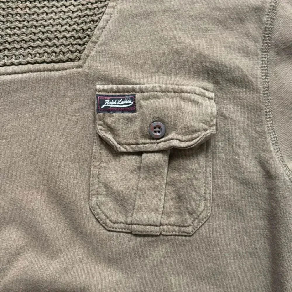 Vintage Polo Ralph Lauren Mount Churchill Mountain Expedition Shawl Neck Sweater